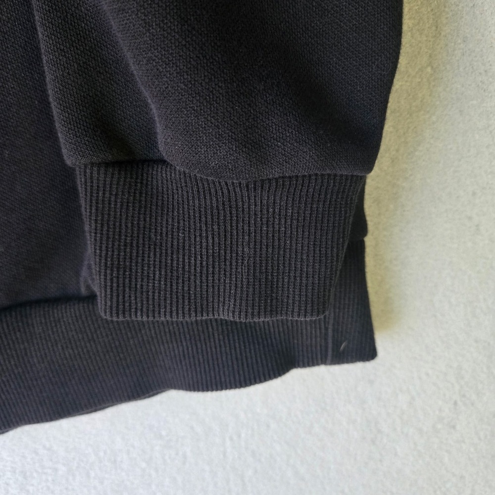 Puma Mens Crewneck Sweatshirt Black Grey Box Logo Pullover 673837-01 Size M - Picture 3 of 7